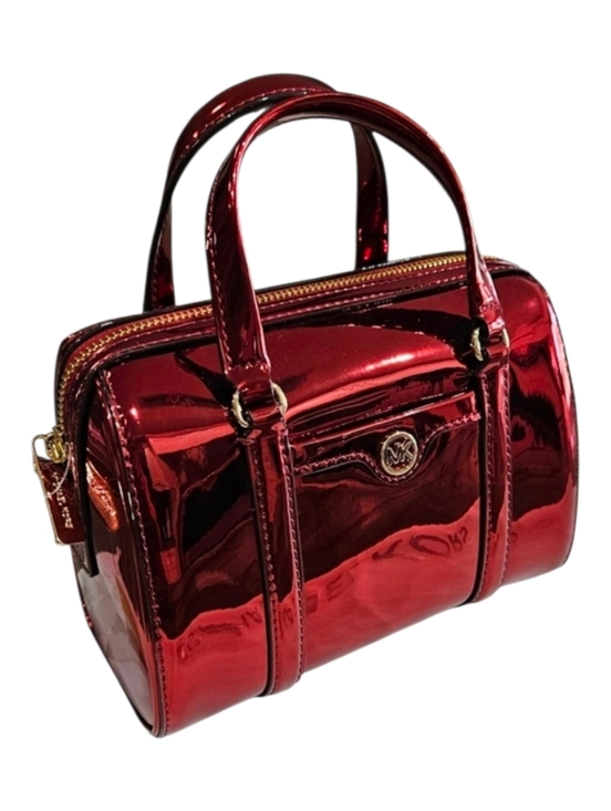 Michael Kors Handbags - Michael Kors Mini Mirror Finish Red Satchel/ Crossbody NWT